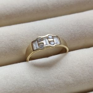 14K Vintage Diamond Stacker Ring